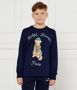 Лонгслив regular fit Polo Ralph Lauren, темно-синий