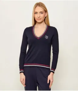 Свитер slim fit Liu Jo Sport, темно-синий