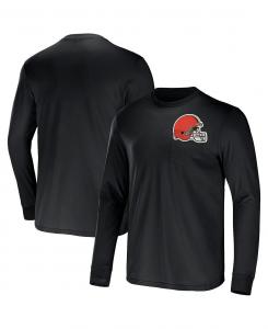 Мужская футболка с длинным рукавом из коллекции nfl x darius rucker by brown cleveland browns team Fanatics, коричневый