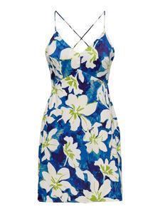 Платье до колена ONLY, темно-синий