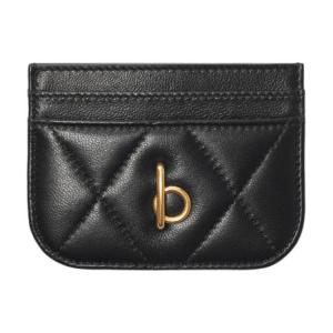 Burberry Кожаный картхолдер мужской черный