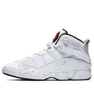 Кроссовки 6 колец Air Jordan, белый