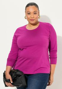 Топ с длинными рукавами TAILLES COL ROND  Ulla Popken, горчично-желтый