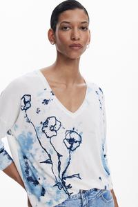 Свитер с принтом маков