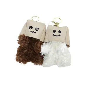 Плюшевый кулон с улыбающимся щенком вест хайленд уайт терьера 13см высота Jinnew, Smiley Face+Fainting-Couple'S (1 Pair)