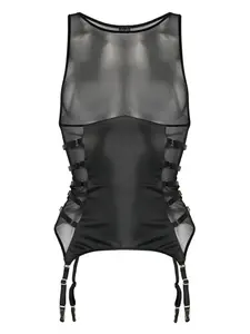 Топ без рукавов Chambre Noire Maison Close, черный