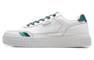 Кроссовки XTEP Skateboarding Shoes Men Low-top Sail White/velvet Pine Color, белый