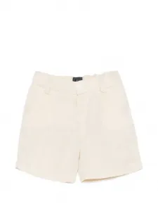 Шорты с эластичным поясом Fay Kids, бежевый