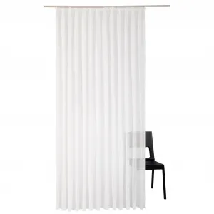 Виртовая штора «Одри», (1 шт.), готовая штора с ФБ 1:3 на заказ Wirth, белый