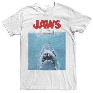 Мужская футболка оверсайз с плакатом Jaws Licensed Character