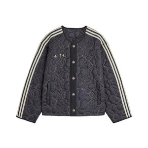 Куртка thug club утепленная стеганая куртка-пуховик мужская Adidas Originals, черный/серебристый металлик