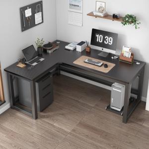 Игровой стол Naijia A655, левый угол, 160x100 см, черный