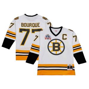 Мужская белая майка Mitchell & Ness Ray Bourque Boston Bruins 1989 Blue Line Player, цвет Bsb White