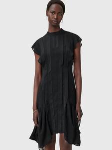 Текстурированное мини-платье Fleur AllSaints, Black