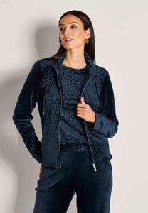 Толстовка MADELEINE FLAUSCHIGE MIT REISSVERSCHLUSS, Navy/Blue