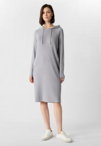 Платье comma Jumper dress, Schiefergrau/Grey