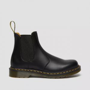 Ботинки Dr. Martens 2976 Yellow Stitch Smooth Leather Chelsea, черный