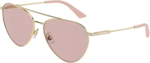 Солнцезащитные очки с золотисто-розовым градиентом от Jimmy Choo, 3006/5 - Gold - Pink