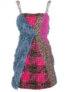 Платье мини в технике пэчворк Andersson Bell, розовый