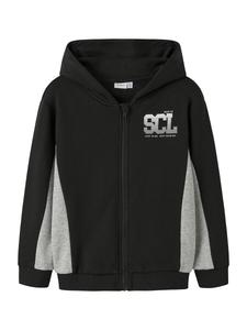 Толстовка с капюшоном на молнии NAME IT, черный