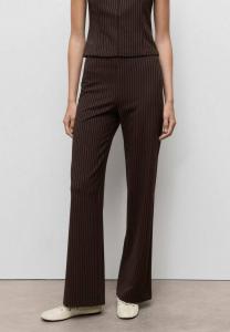 Брюки Mango STRAIGHT FIT WITH ELASTIC WAIST, Brown