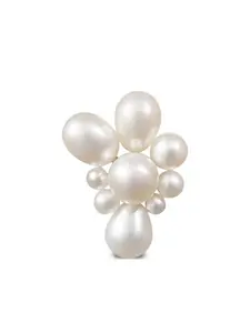 Серьга Petite Amis Fleur из желтого золота с жемчугом Sophie Bille Brahe