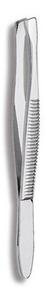 Пинцет косметический скошенный, серебро, 1 шт. Donegal