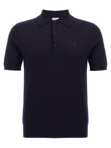 Шерстяное поло BURBERRY, синий