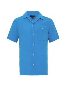 Рубашка на пуговицах стандартного кроя Antioch, синий