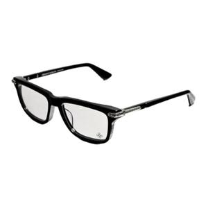 Ацетатные серебристые прямоугольные оправы для очков женские Chrome Hearts, черный