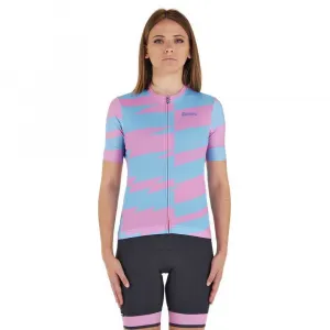 Джерси с коротким рукавом Santini Furia Smart, розовый