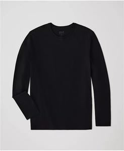 Мужская футболка с длинным рукавом из органического хлопка Pact, черный (Размер S)