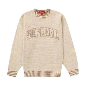 Свитер Supreme Contrast Arc Sweater, белый