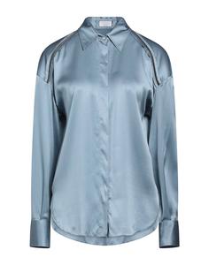 Рубашка Brunello Cucinelli, пастельно-голубой