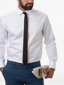 Рубашка с длинными рукавами на пуговицах Xacus, белый