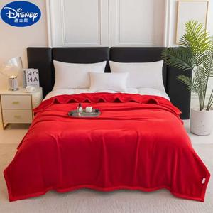 Disney Одеяло 200х230 см, однослойное, красное, вес 2 кг, с вышивкой