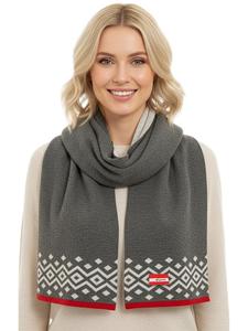 Шарф HINGE серого цвета Almgwand