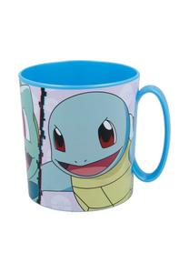 Детский пластиковый стакан Pokemon 390 мл с принтом Nintendo для микроволновки, синий, 9x8x11 см