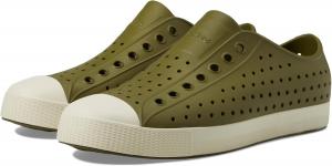 Кроссовки Native Shoes Jefferson для взрослых, легкие, унисекс, Rookie Green/Bone White