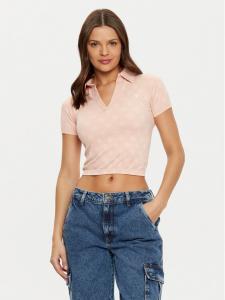 Рубашка поло стандартного кроя Guess, розовый