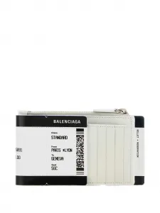 Картхолдер Passport Boarding Pass Balenciaga, черный