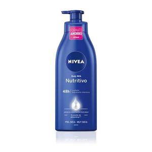NIVEA Nutritive Body Milk 48H Глубоко увлажняющий лосьон для тела с миндальным маслом 625 мл