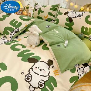 Disney Комплект постельного белья 4 предмета, размер 200x220 см, простыня, пододеяльник, 2 наволочки