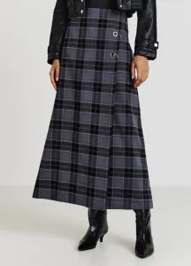Клетчатый кошелек юбка-колокольчик Calliope, Var Grigio Scuro