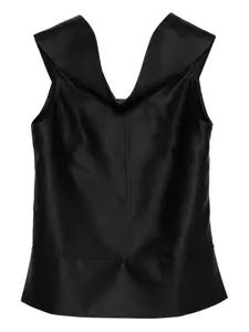 Топ Bowie Brandon Maxwell, черный