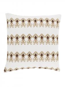 Наволочка Aix с узором пейсли белого цвета Chic Antique