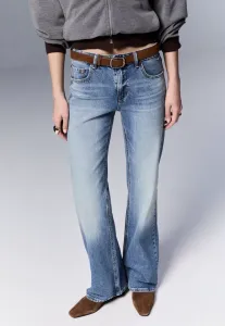 Расклешенные джинсы Stradivarius, Blue Denim