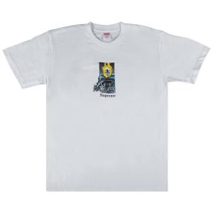 Футболка Supreme Ghost Rider T-Shirt 'White', белый