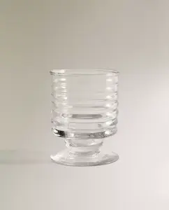 Бокал для вина Zara Home Raised Line, 100 мл, прозрачный