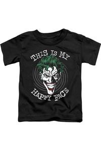 Футболка с коротким рукавом Batman Maniacal Spiral для малышей Gildan, черный